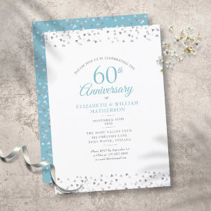 Liebe zum 60. Geburtstag der Diamanten Einladung