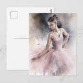 Liebe zum Ballett Postkarte (Vorne/Hinten)