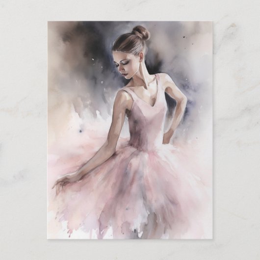 Liebe zum Ballett Postkarte (Vorderseite)