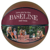 Liebe zum Baseline-Foto und Back Red 3 Basketball (Vorderseite)