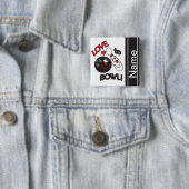 Liebe zum Bowl | Personalisieren Button (Beispiel)