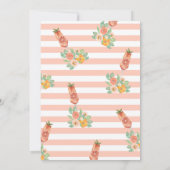 Liebe zum ersten Spritz Bright Cocktail Brautparty Einladung (Rückseite)