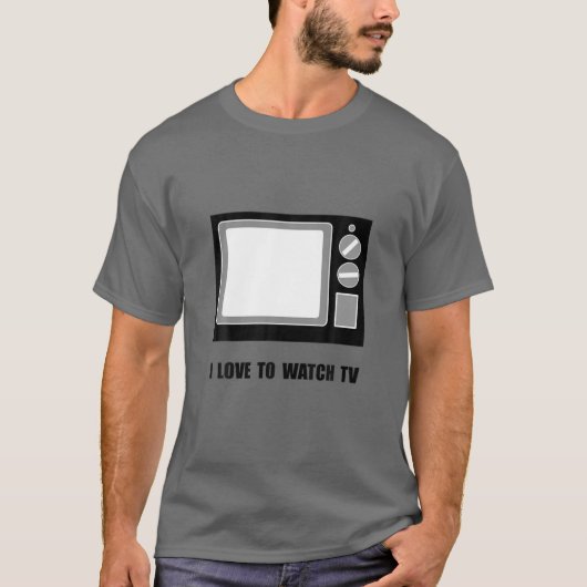 Liebe zum Fernsehen T-Shirt (Vorderseite)