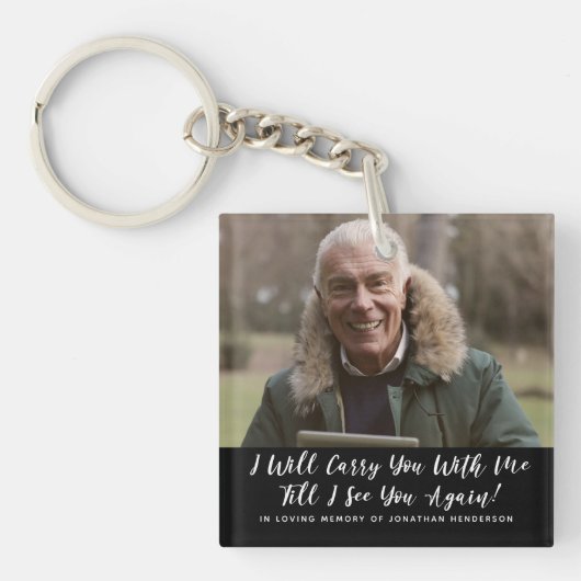 Liebe zum Foto Schlüsselanhänger (Vorderseite)