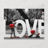 Liebe zum Frosch Postkarte (Vorderseite)