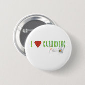 Liebe zum Gärtnern Button (Vorne & Hinten)