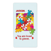 Liebe zum Geburtstag Junge Puzzle (Vorne)