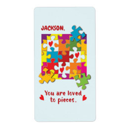 Liebe zum Geburtstag Junge Puzzle