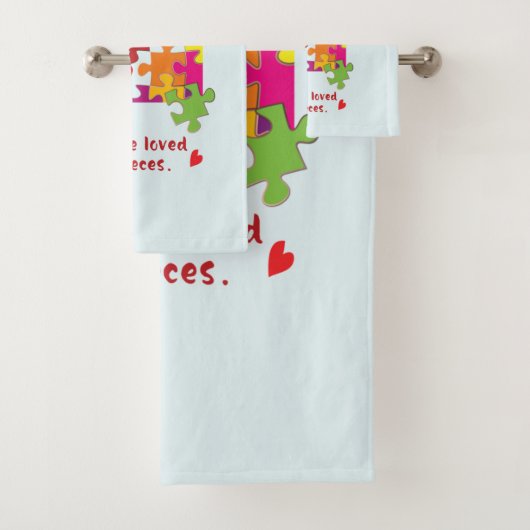 Liebe zum Geburtstag Junge Puzzle Badhandtuch Set (Insitu)