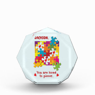 Liebe zum Geburtstag Junge Puzzle Fotoblock