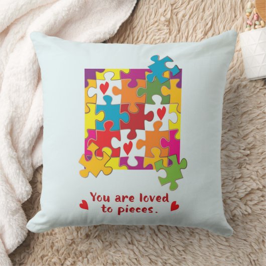 Liebe zum Geburtstag Junge Puzzle Kissen (Decke)