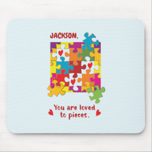 Liebe zum Geburtstag Junge Puzzle Mousepad