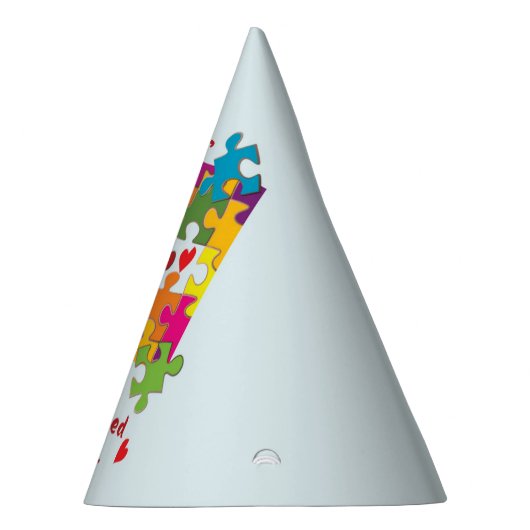 Liebe zum Geburtstag Junge Puzzle Partyhütchen (Rechts)