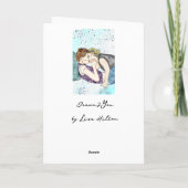 Liebe zum glücklichen Jahrestag | Lesbischer Kiss Karte (Rückseite)