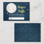 Liebe zum Gold-Star-Baby-Windeln Begleitkarte (Vorne/Hinten)