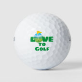 Liebe zum Golf! Golfball (Vorderseite)