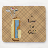 Liebe zum Golf Mousepad (Vorne)