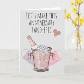 Liebe zum Jahrestag der Pandemie Karte (Gelbe Blume)