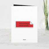 Liebe zum Jahrestag Karte (Rückseite)