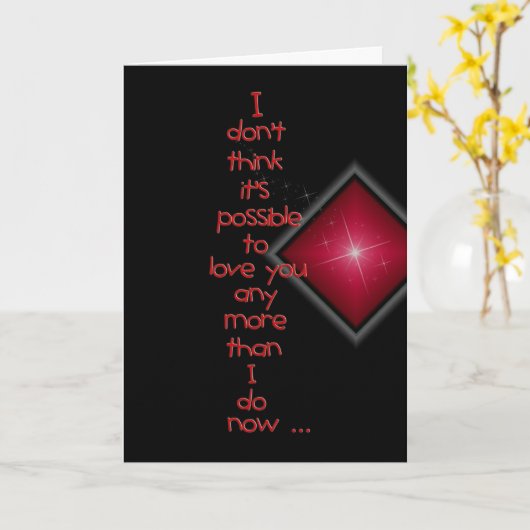 Liebe zum Jahrestag Karte (Gelbe Blume)