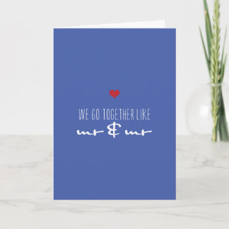 Liebe zum Jahrestag von Valentine Feiertagskarte