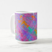Liebe zum Junk Journal Kaffeetasse (Vorderseite Links)