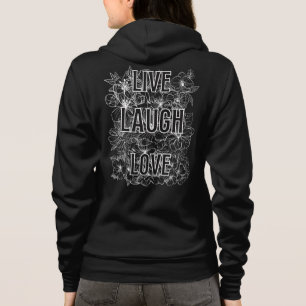 Liebe zum Lebendlachen b Hoodie