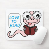"LIEBE ZUM LESEN" BUCHWORT MOUSEPAD (Mit Mouse)