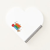 Liebe zum Lesen von Büchern Lesen, Anpassen Notizblock (Rückseite)