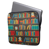 Liebe zum Lesen von virtuellen Bibliotheken Laptopschutzhülle (Vorderseite Links)