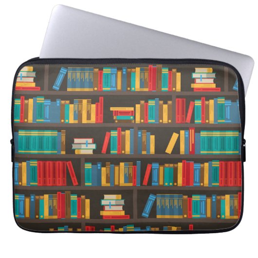 Liebe zum Lesen von virtuellen Bibliotheken Laptopschutzhülle (Vorderseite)