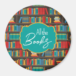 Liebe zum Lesen von virtuellen Bibliotheken Magnet
