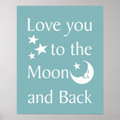 Liebe zum Mond-Back-Poster Poster (Vorne)