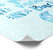 Liebe zum Mond Blue Baby Kinderzimmer Poster (Ecke)