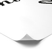 Liebe zum Mond Poster (Ecke)