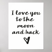 Liebe zum Mond Poster (Vorne)
