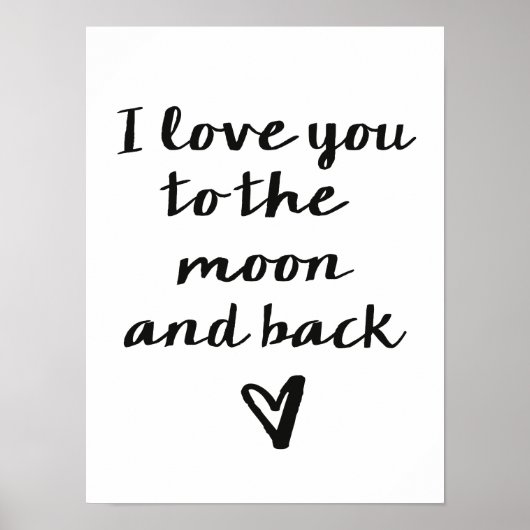 Liebe zum Mond Poster (Vorne)