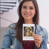 Liebe zum Mond, Reiseplakat individuell anpassbar Postkarte