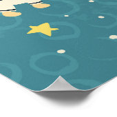 Liebe zum Mond und Backposter Poster (Ecke)