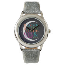 Liebe zum Mond und Rücken Kind