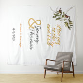 Liebe zum Mond und wieder bearbeitbar Wandteppich (Beispiel (Horizontal))