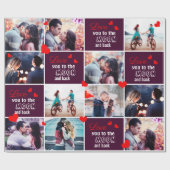 Liebe zum Mond und zum Foto Geschenkpapier (Flach)