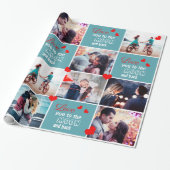 Liebe zum Mond und zum Foto Geschenkpapier (Ungerollt)