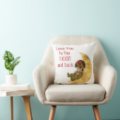 Liebe zum Mond und zum hinteren Baby-Kissen Kissen (Stuhl )