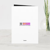 Liebe zum Mond und zur "Back Vaters Day Rocket" Karte (Rückseite)