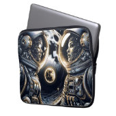 Liebe zum Mond und zurück | Astronauten Laptopschutzhülle (Vorderseite Links)