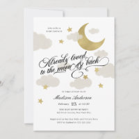 Liebe zum Mond und zurück Baby Duwer Gold Stars