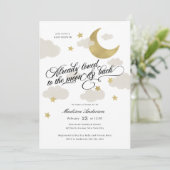 Liebe zum Mond und zurück Baby Duwer Gold Stars (Stehend Vorderseite)