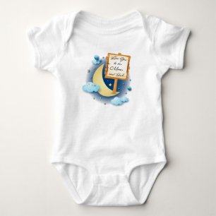 Liebe zum Mond und zurück Baby Strampler