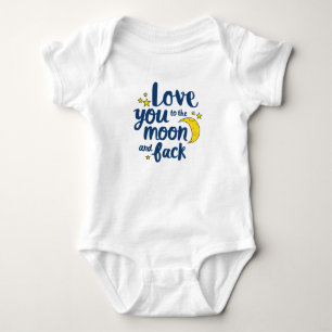 Liebe zum Mond und zurück Baby Strampler